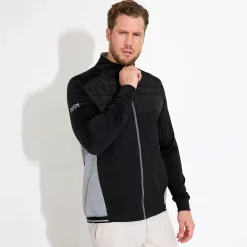 M Birkdale Midlayer Svart-Abacus New