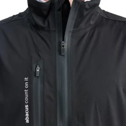 M Bounce Rainjacket Svart-Abacus Discount