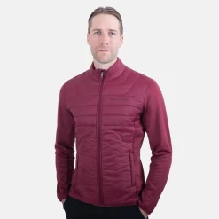 M Hybrid Padded Jkt Röd-Bogeys & Birdies Sale