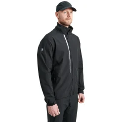 M Links Stretch Rainjacket Svart-Abacus New