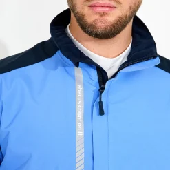 M Links Stretch Rainjacket Blå-Abacus Clearance