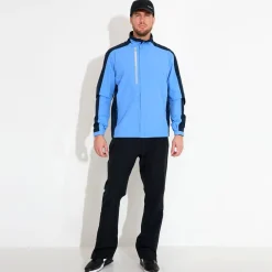 M Links Stretch Rainjacket Blå-Abacus Clearance