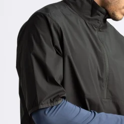 M Pine Windbreaker SS Svart-Cross Sportswear Outlet