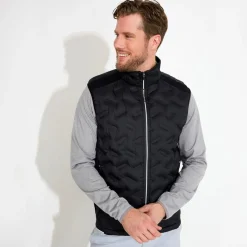 M Portrush Hybrid Vest Svart-Abacus Sale