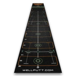 4M Putting mat BLACK (13ft)-Wellputt Clearance