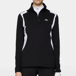 Mae Quarter Zip Mid Layer Svart-J.Lindeberg Best