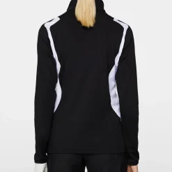 Mae Quarter Zip Mid Layer Svart-J.Lindeberg Best
