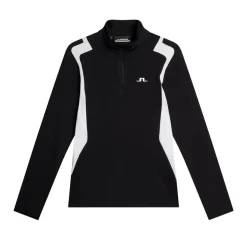 Mae Quarter Zip Mid Layer Svart-J.Lindeberg Best