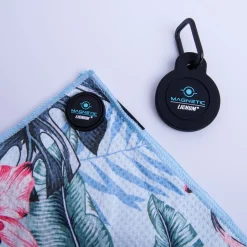 Magnetic Towel Vit Blå Rosa-Lignum