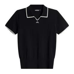 Malva Knitted Polo Shirt Blå-J.Lindeberg Discount