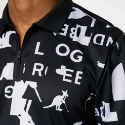 Miro Print Polo JL x Kangol-J.Lindeberg Clearance