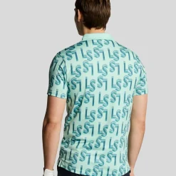 Monogram Printed Polo-Lyle & Scott New