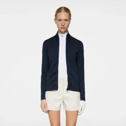 Nancy Seamless Mid Layer Blå-J.Lindeberg Clearance