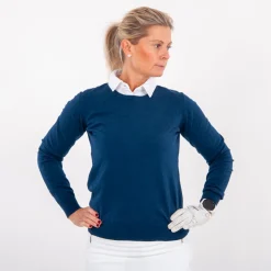 Oakville Crewneck Blå-Cutter & Buck Sale