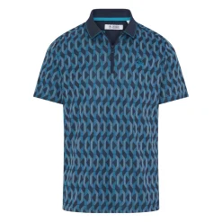 OP All Over Jacquard Colour Block Polo-Original Penguin Discount