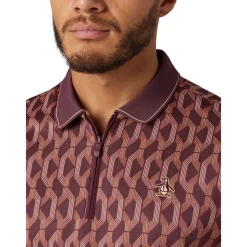 OP All Over Jacquard Colour Block Polo-Original Penguin Online