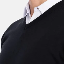 PD V-Neck Svart-Ivanhoe New