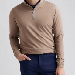 Perth Melange Performance Quarter Zip-Peter Millar Sale