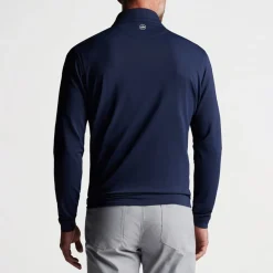 Perth Performance Quarter-Zip Blå-Peter Millar New