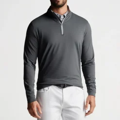 Perth Performance Quarter-Zip Grå-Peter Millar Outlet