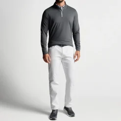 Perth Performance Quarter-Zip Grå-Peter Millar Outlet