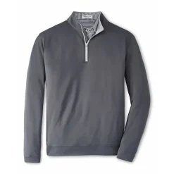 Perth Performance Quarter-Zip Grå-Peter Millar Outlet
