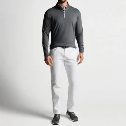 Perth Performance Quarter-Zip Grå-Peter Millar Outlet