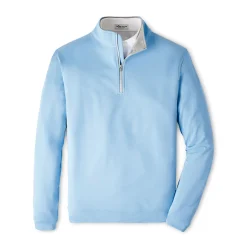 Perth Performance Quarter-Zip Blå-Peter Millar Sale