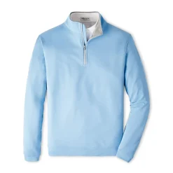 Perth Performance Quarter-Zip Blå-Peter Millar Sale