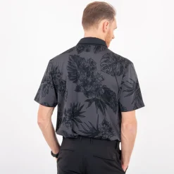 Playoff Polo 2.0 Floral Svart-Under Armour Hot