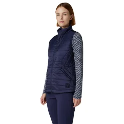 Quilted Puffer Vest Blå-Callaway Outlet