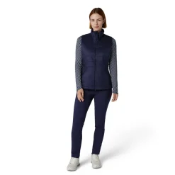 Quilted Puffer Vest Blå-Callaway Outlet
