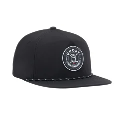 Retro Golfer Snapback Svart-Ghost Golf Best