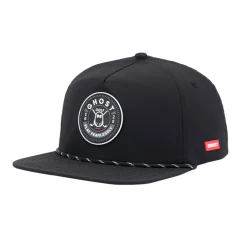 Retro Golfer Snapback Svart-Ghost Golf Best