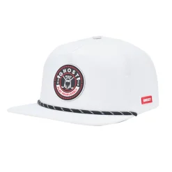 Retro Golfer Snapback Vit-Ghost Golf Clearance