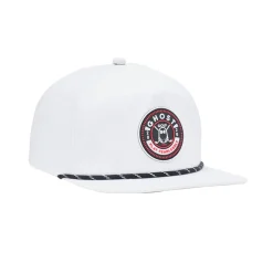 Retro Golfer Snapback Vit-Ghost Golf Clearance