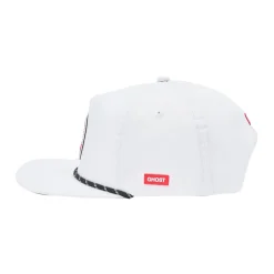 Retro Golfer Snapback Vit-Ghost Golf Clearance