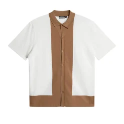 Rue Knitted Polo Shirt Vit-J.Lindeberg New