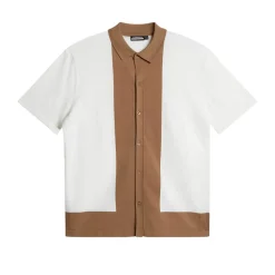 Rue Knitted Polo Shirt Vit-J.Lindeberg New