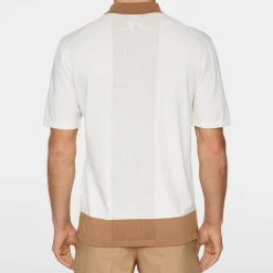 Rue Knitted Polo Shirt Vit-J.Lindeberg New