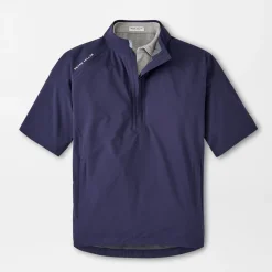 Shield Short Sleeve Rain Shell Blå-Peter Millar Outlet