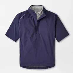 Shield Short Sleeve Rain Shell Blå-Peter Millar Outlet