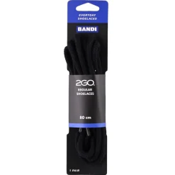 Shoelaces 175 Black 80cm-2GO Best