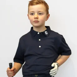 Stretch Pique JR Blå-FootJoy Sale