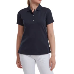 Stretch Pique Solid Blå-FootJoy Hot