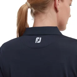 Stretch Pique Solid Blå-FootJoy Hot