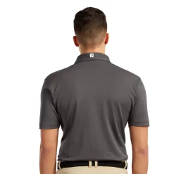 Stretch Pique Solid Grå-FootJoy Hot
