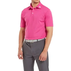 Stretch Pique Solid Rosa-FootJoy Hot