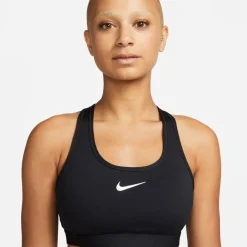Swoosh Medium Support W Svart-Nike Best