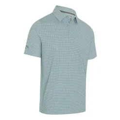 Textured Chev Printed Polo-Callaway Discount